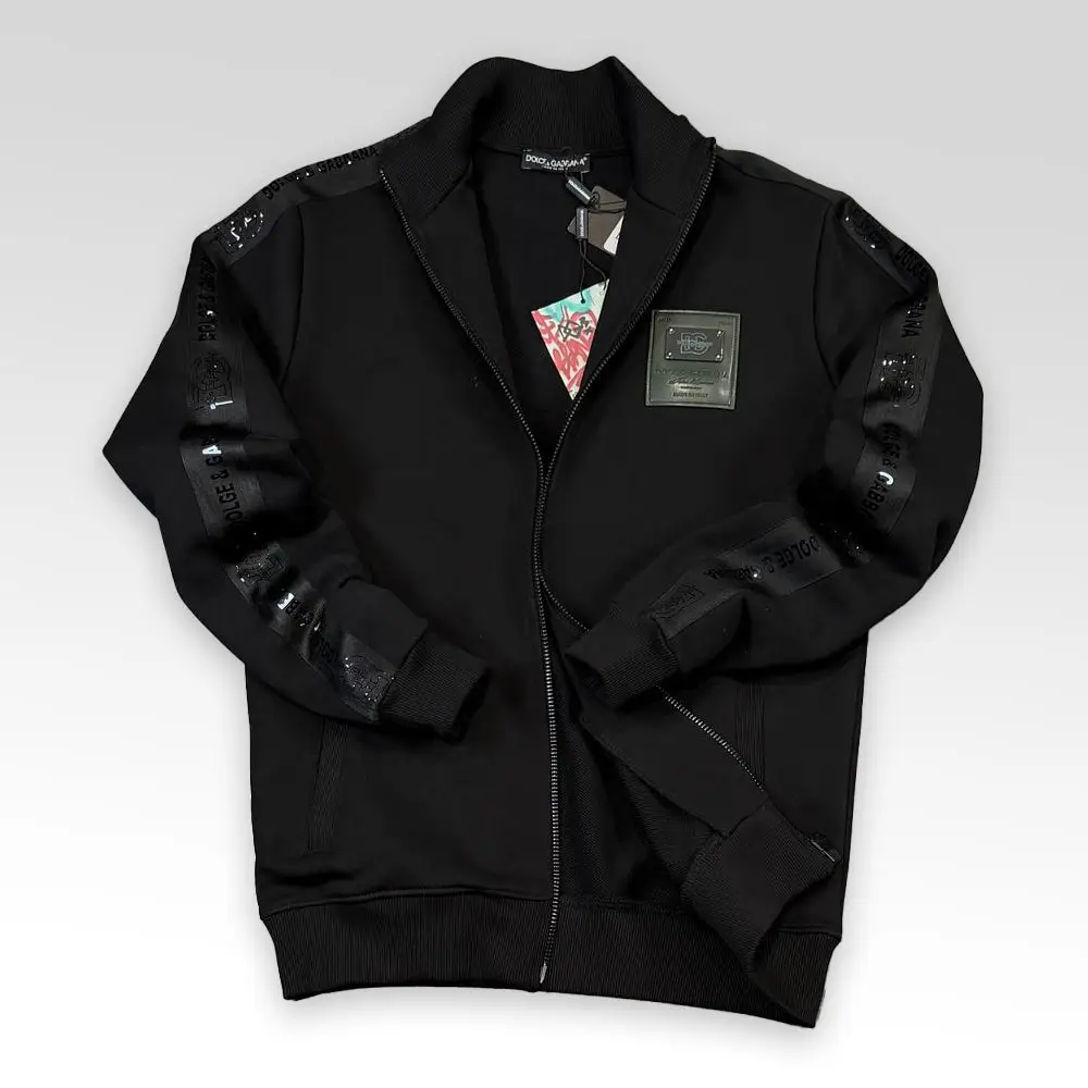 Zip-Up Tracksuit With Branded Tag - Image 3