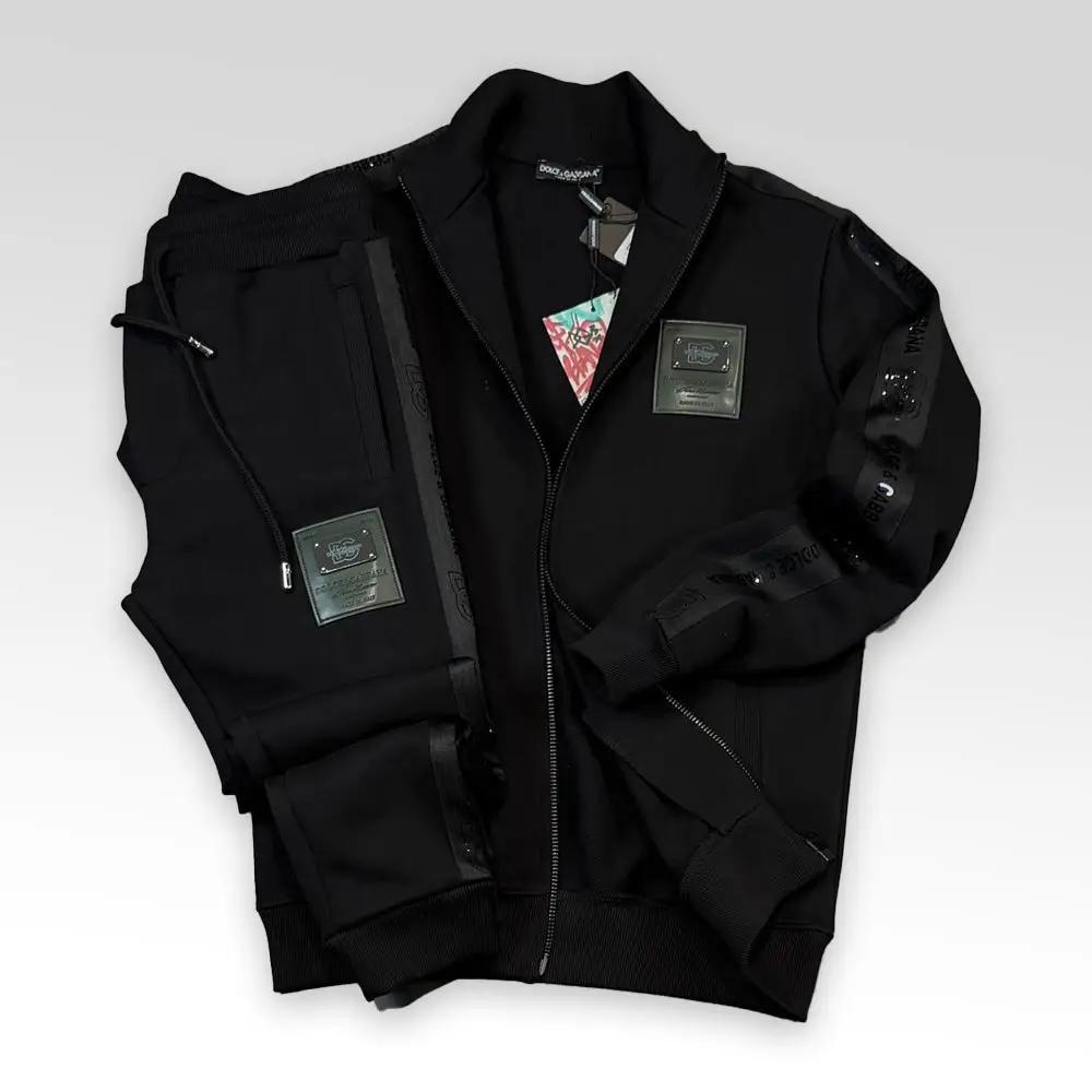 Zip-Up Tracksuit With Branded Tag