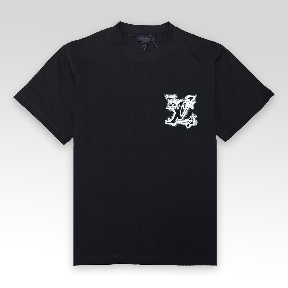 Print and Embroidered Signature T-Shirt - Image 2