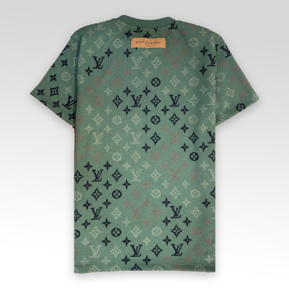 Monogram Jacquard Short-Sleeved T-Shirt - Image 2