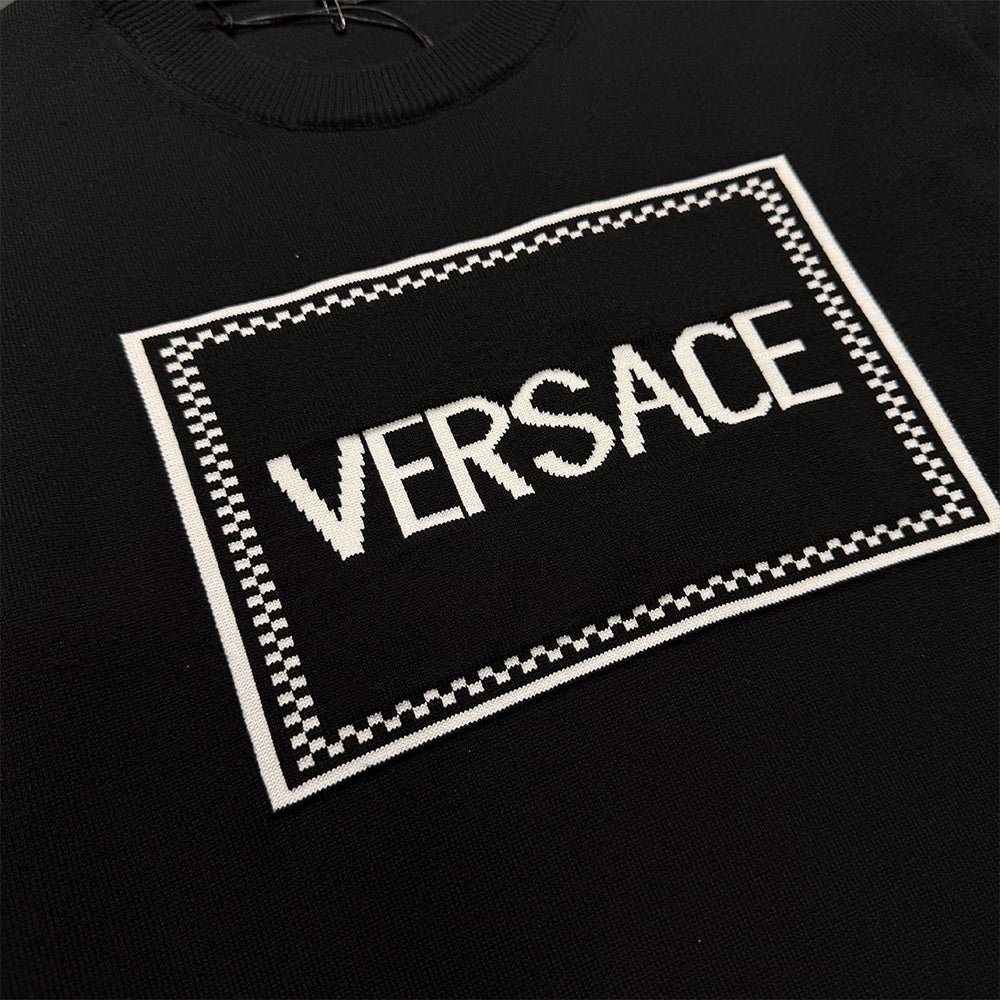 Short-Sleeved Cotton Crewneck Knitwear - Image 2