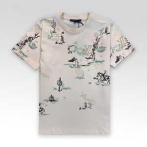 LV Flocked Logo T-Shirt